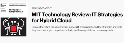 MIT Technology Review: IT Strategies for Hybrid Cloud