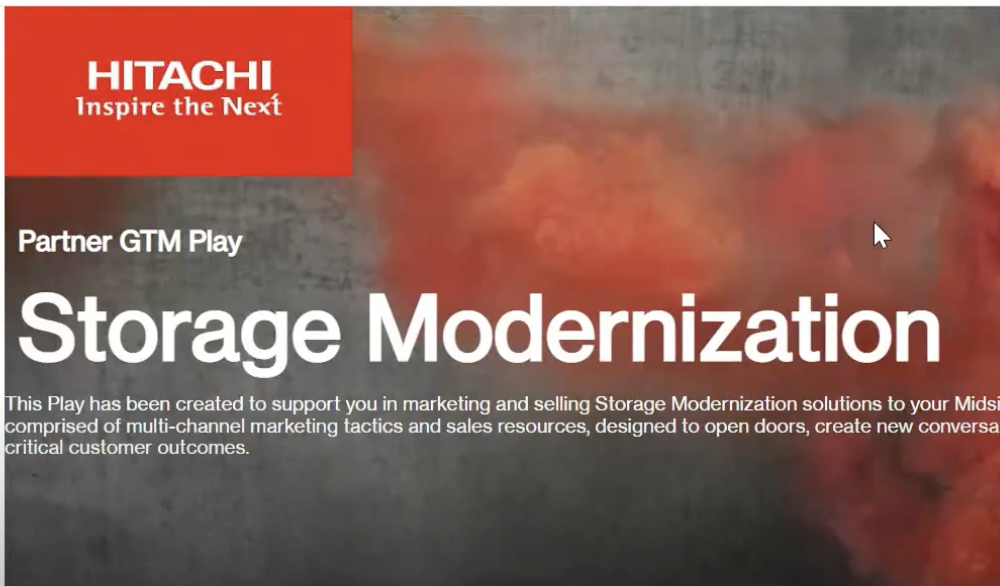 Explore Hitachi Vantara’s Partner GTM Play for Storage Modernization